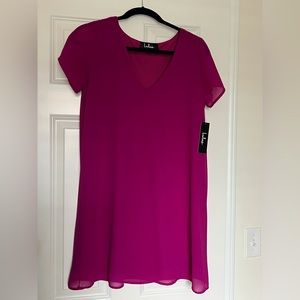 Lulu’s Magenta Shift Dress - Size Small